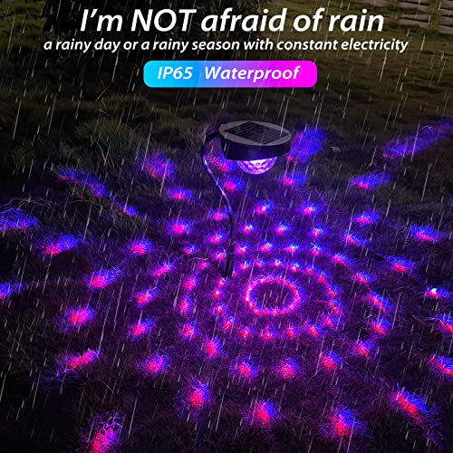 Solar Pathway Lights Ip65 Waterproof Outdoor Path Lights, 4 Color Modes With Auto On/Off Landscape Lights For Lawn Yard Walkway Driveway Holiday Decoration Lighting #TOP2