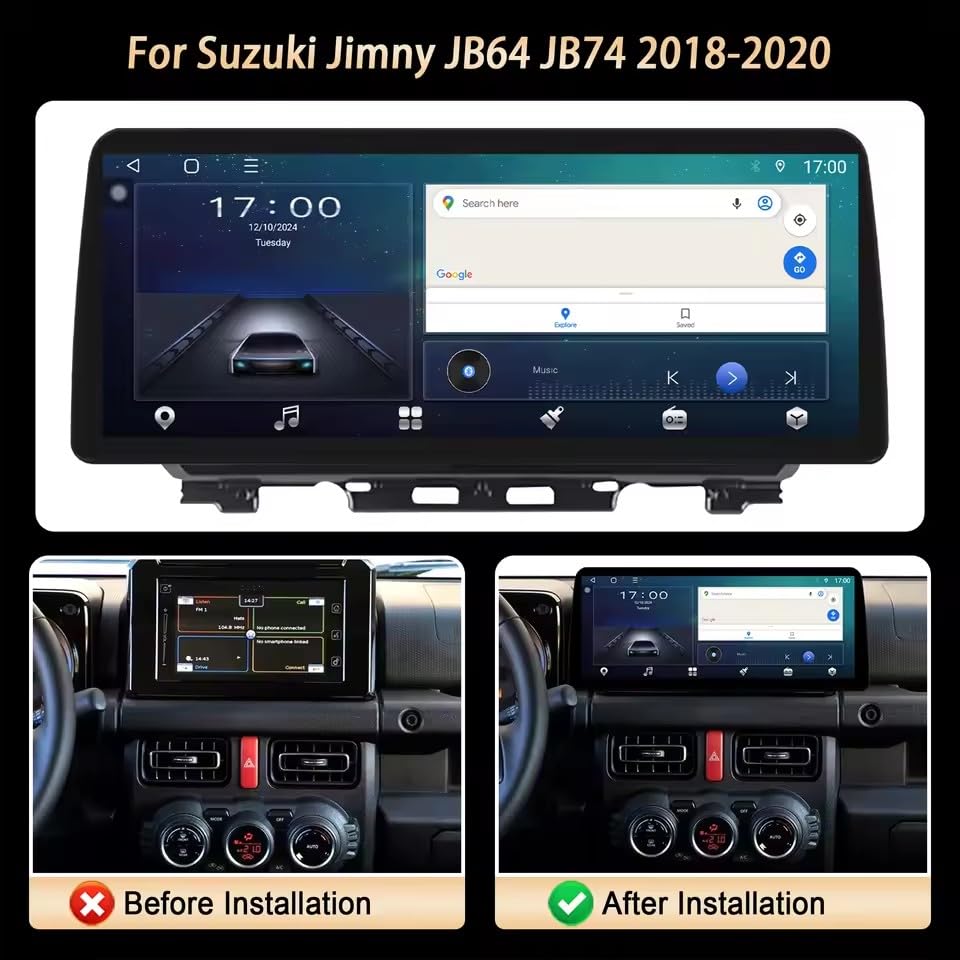 Amazon.co.jp: Rolax Android 13 12.3インチ スズキ ジムニー JB64
