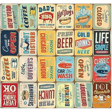 WALPLUS Vintage-Inspired Collage Decor Kit Cover