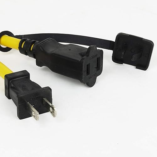 Miniatura 5 de Sunlite Cadena de luces de jaula de construcción, 100 pies, 10 enchufes de base media (E26), 150 W máximo por bombilla (bombillas no incluidas),