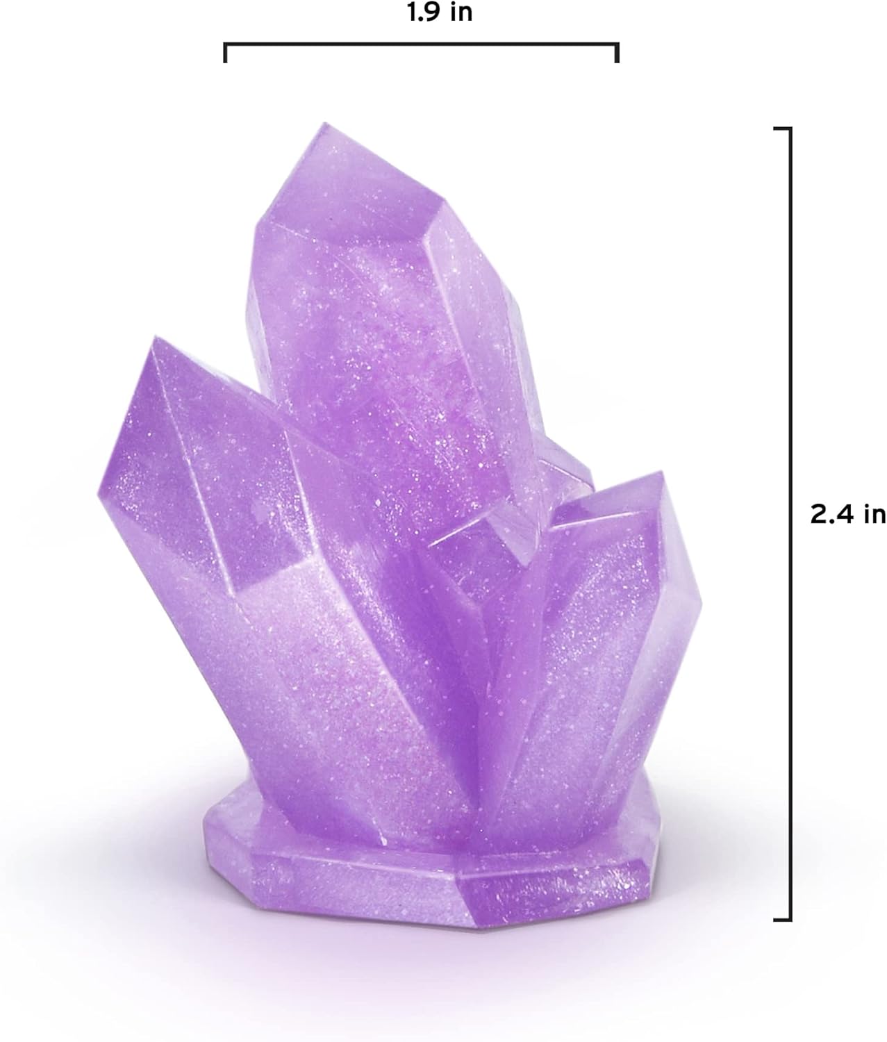 Genuine Fred Crystal Clear, Crystal Cluster Eraser, Purple : Office Products