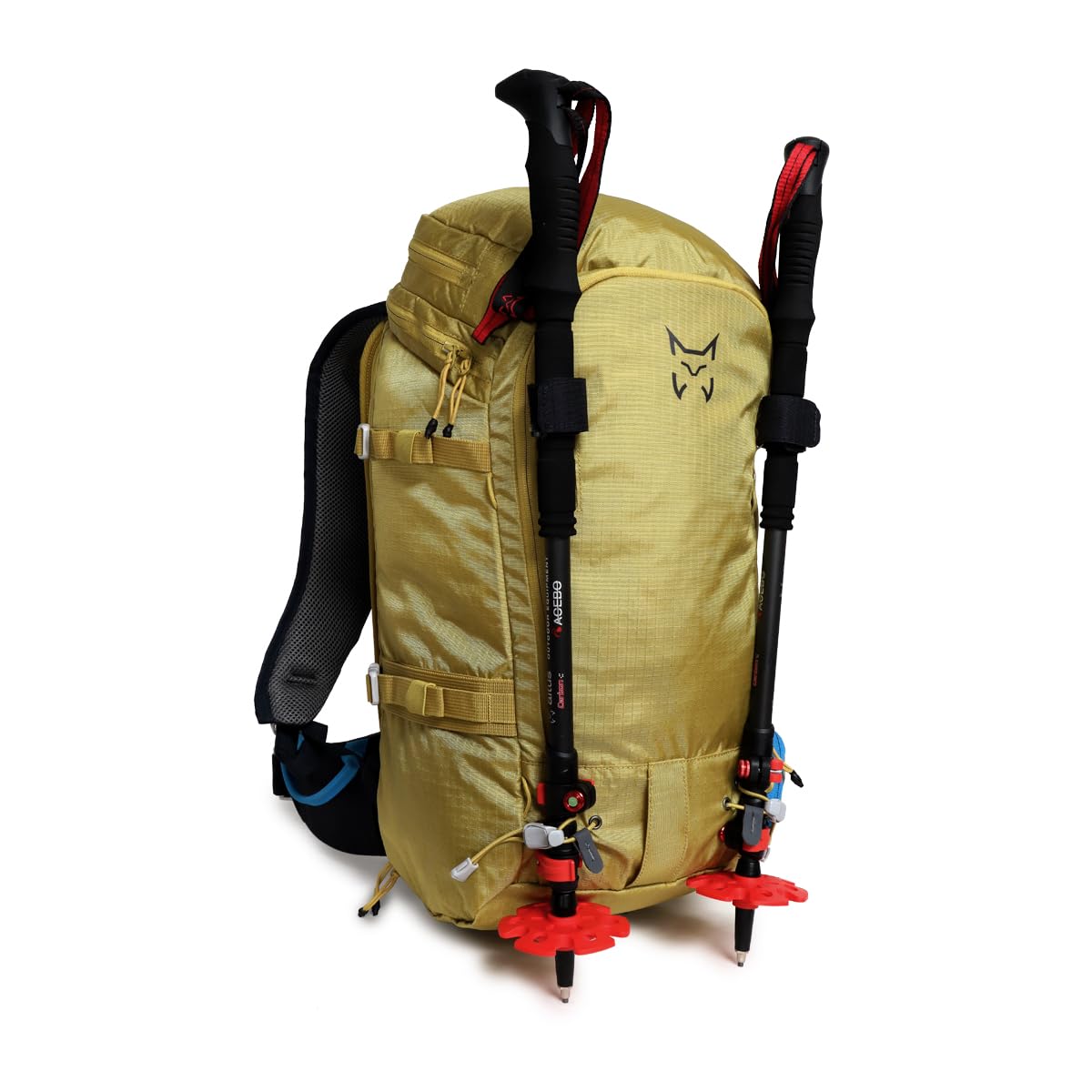 ALTUS SAIOA | Mochila de esqui | Mochila de travesía | Trekking | Esquí de montaña | Escalada | Ergonómica | Ligera | Resistente | Color oil yellow