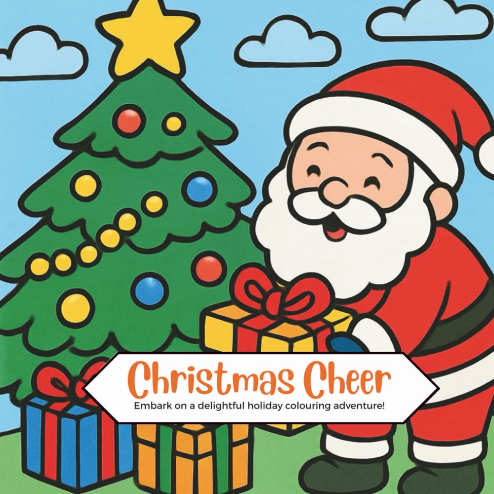 Christmas Cheer - Colouring Book: Easy-to-colour illustrations that capture the magic of the season. (Colouring Books)
