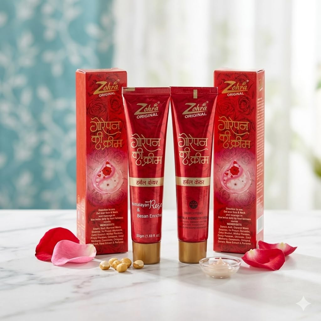 【最終値下げ】MÖDERE HARMONIZING CREAM 125g×5本 Gorepan Ki Cream Fairness Cream with Himalayan Rose and Besan