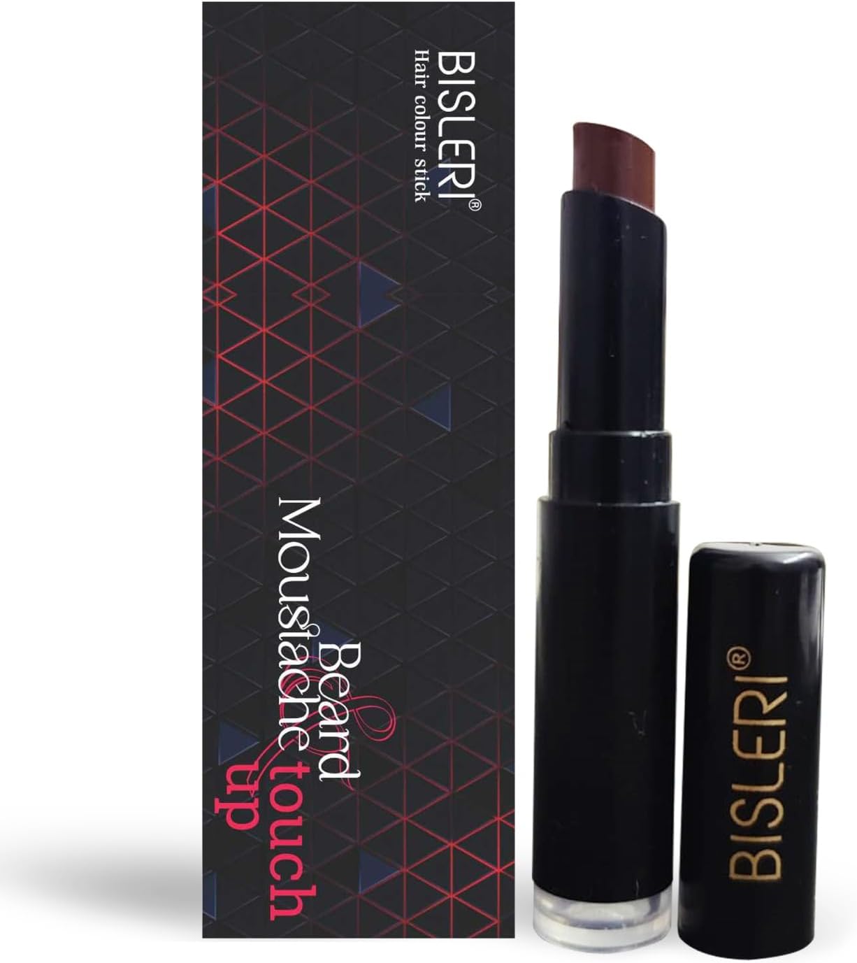 Hair Color Beard Moustache Touch Up Matte Stick (3Gm) (Brown)