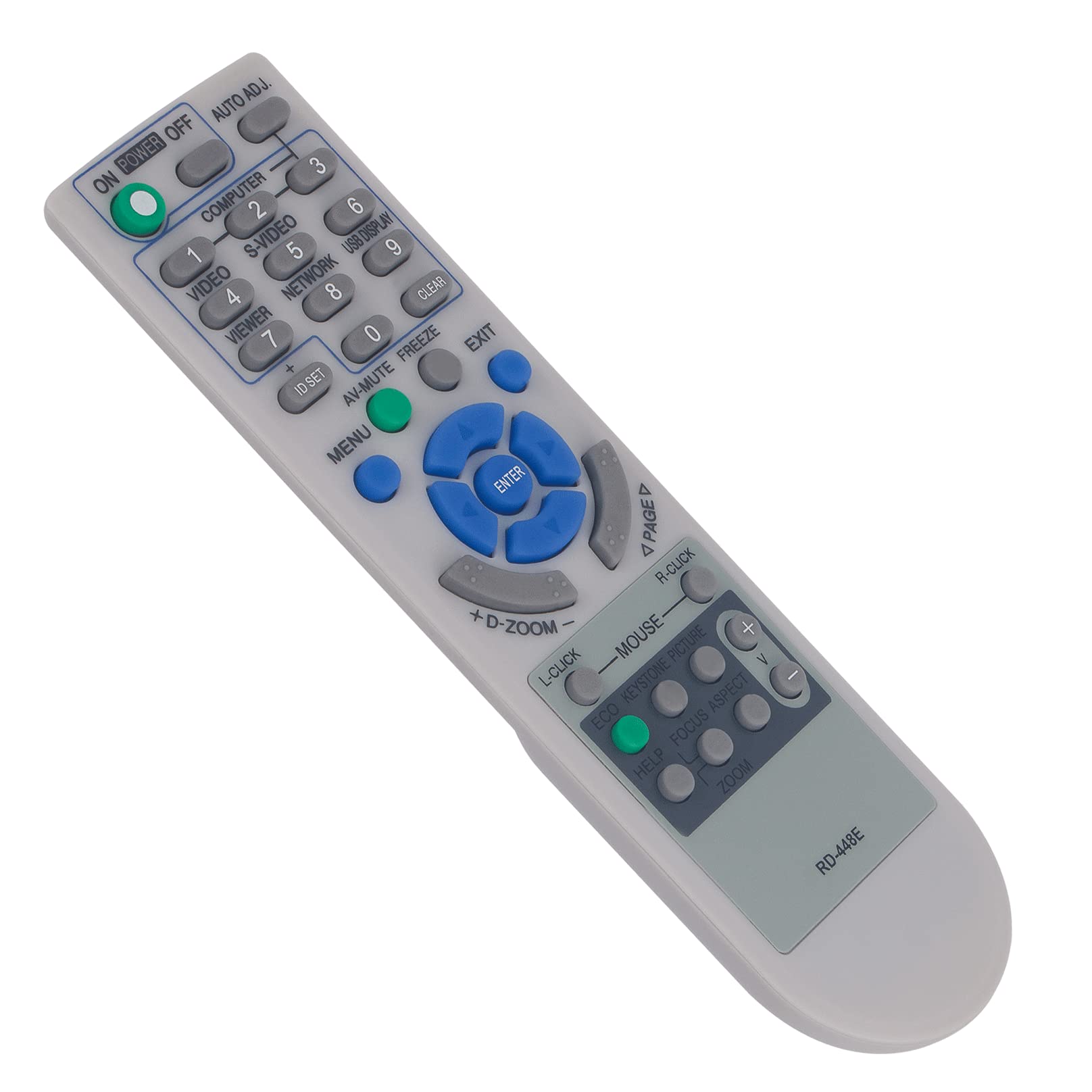 Telecomando di ricambio proiettore per NEC LT380 LT375 + NP305 NP400 NP400 C NP54 + NP60 + np-m322 W np-m322 x