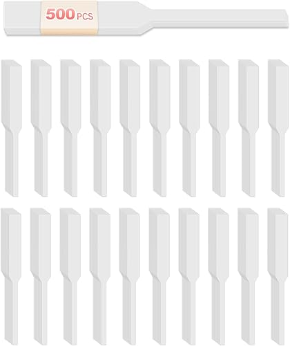 500 tiras probadoras de perfume, tiras de prueba de fragancias desechables, color blanco puro y fuerte absorbente, tiras de aroma, para fragancias,