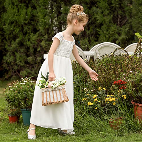 Flower Girl Dress A-Line Chiffon Dress for Girls Birthday Wedding Party Communion Dresses3