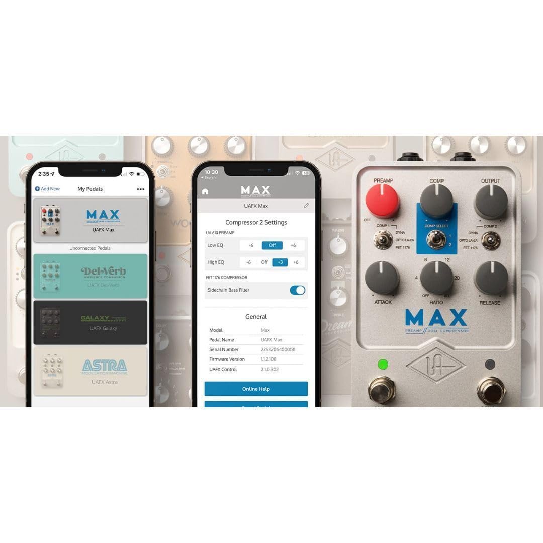 Universal Audio MAX Preamp & Dual Compressor Pedal