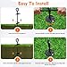 Dog Tie Out Stake,Premium Heavy Duty Dog Anchor Spike for Tie-Out Cable Chain in Yard or Camping, No Bending or Pulling Out for Small, Medium or Large Dog
