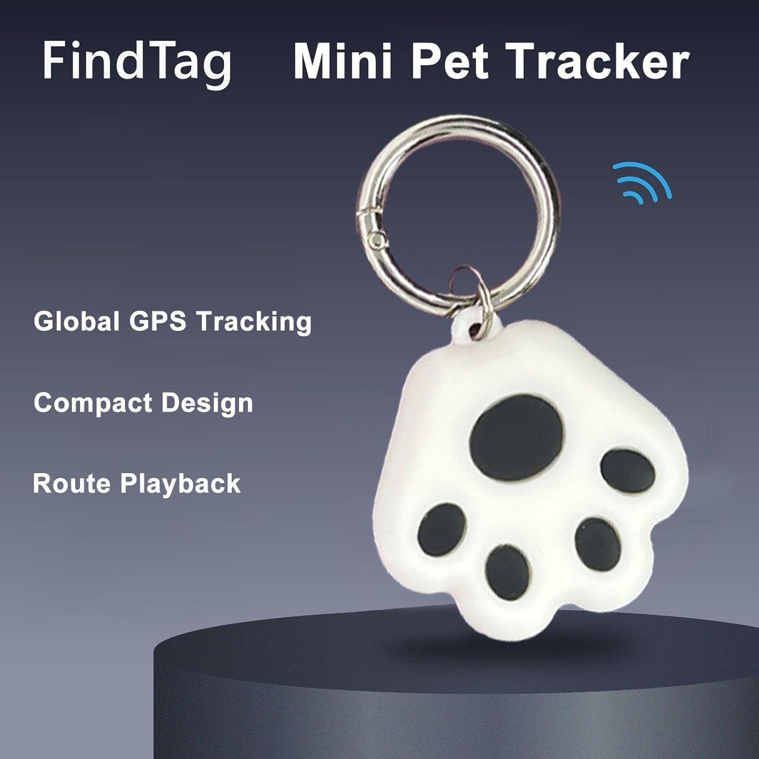 Traceur GPS Pour Animaux Sans Abonnement - Localisateur Mini Pour Chat/chien, Bagages - Application IOS/Android (FindTag) - 2
