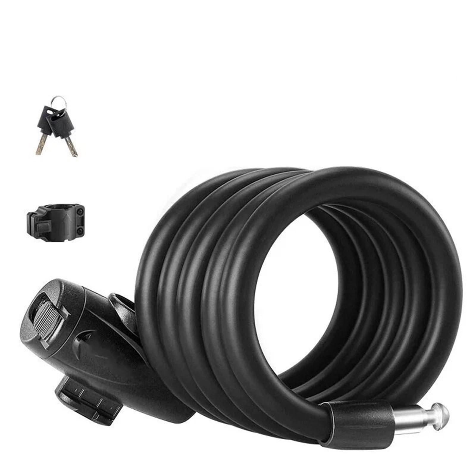 Hdrtcbu 1.2M Short Style Chain Lock Anti-Freeze Bike Cable Lock 1.2/1.5M Thicken Anti-Theft Safety Portable Bicycle Mtb Road Accessories Motorbike Lock(1.2M Short Style)