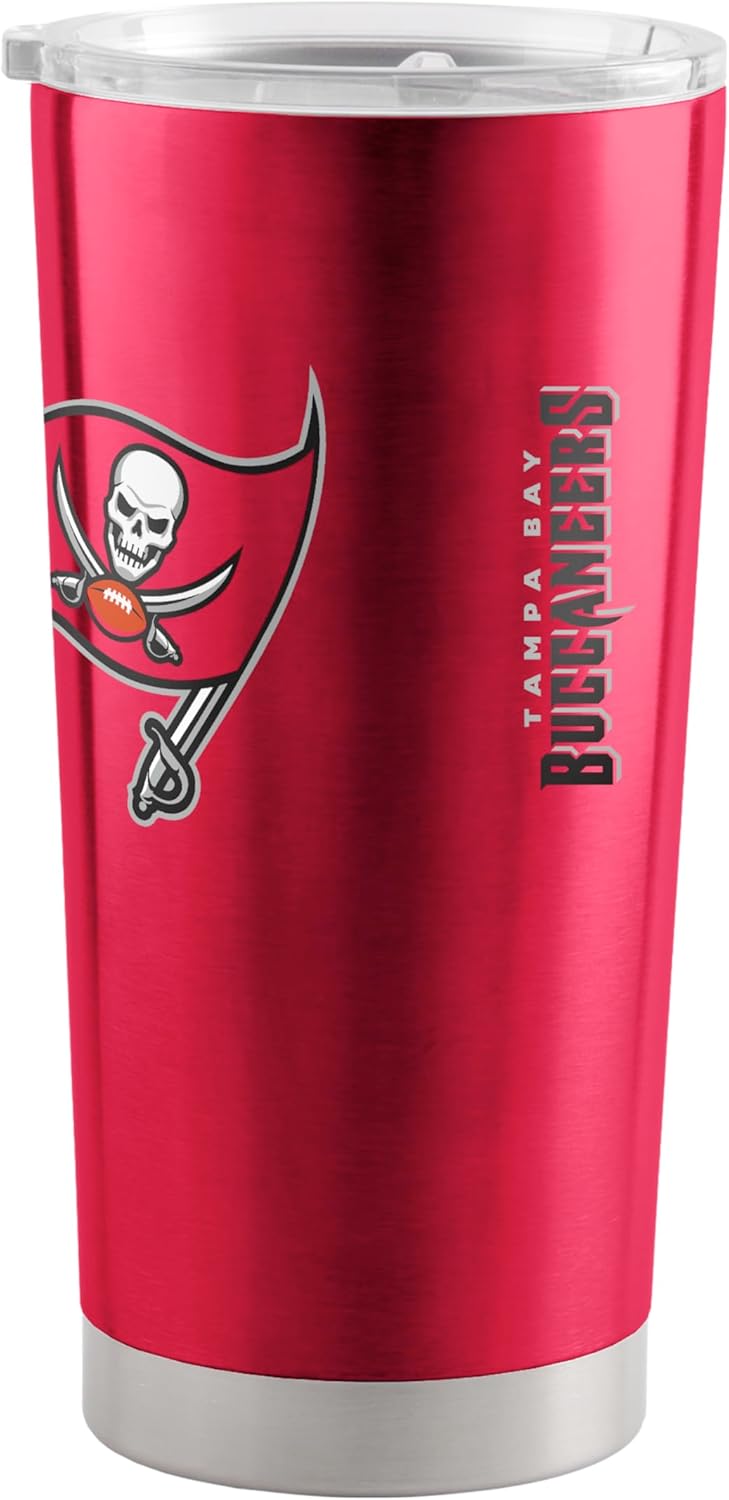Team Fan Apparel NFL 20oz Gameday Stainless Steel Tumbler, Insulated For Hot & Cold, Slider Lid, On-The-Go Travel, Officially Licensed (Green Bay Packers - Hunter Green)