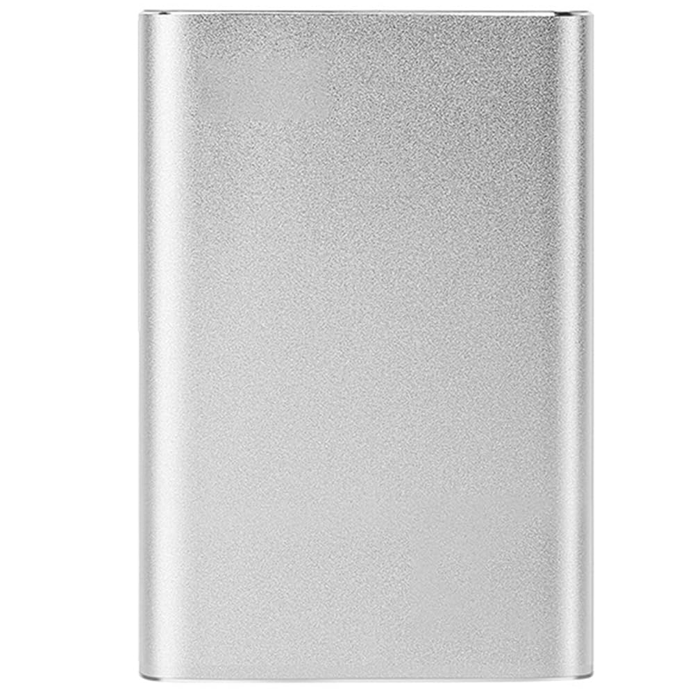 Bloepum 2.5Inch External Mobile Hard Disk High Speed USB 3.0 640GB Storage Portable Hard Disk for Laptop Desktop PC Easy Install Easy to Use Silver