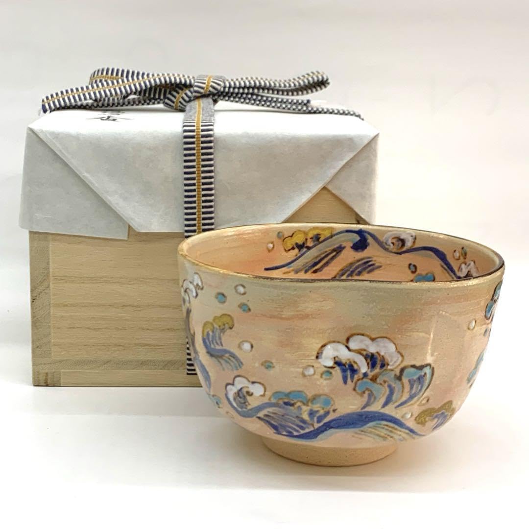 Amazon.co.jp: 茶碗 波頭伊坂清香 合箱 : 文房具・オフィス用品 