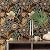 Laatse Boho Wallpaper Peel and Stick Dark Floral Wallpaper for Cabinet Vintage Contact Paper Waterproof Self Adhesive Removable Modern Wall Paper for Bedroom Stair Bathroom 17.5in x118in