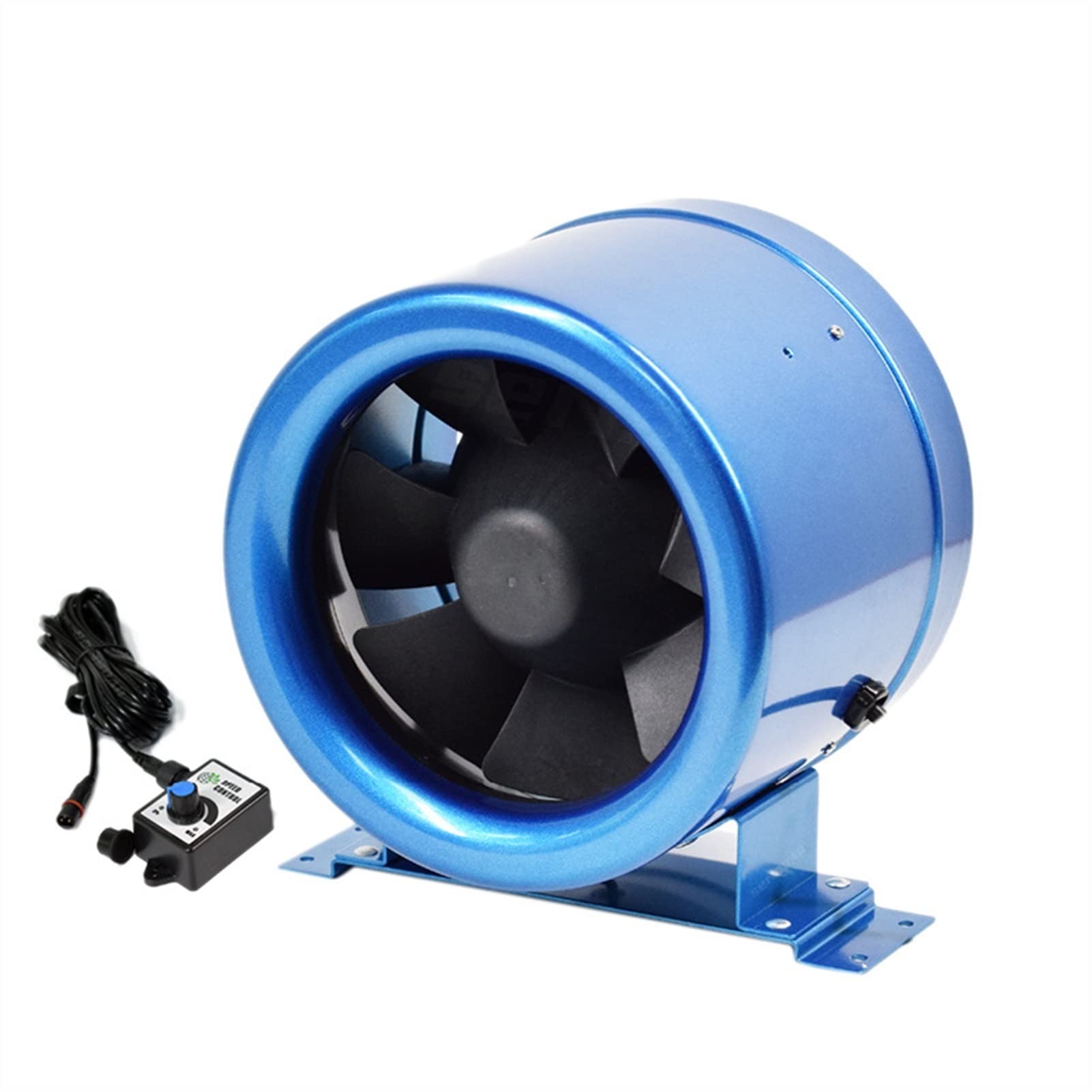 AYCDL Ventilation Fan 4/6inch Duct Fan Exhaust Fan,Metal Vent Blower Low Noise Fan,Adjustable Speed Duct Fan, Air Ventilator Pipe Ventilation Extractor ventilating Fa,6inch-A