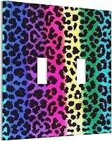 Vista 19 de Cubierta de interruptor de luz rosa brillante con purpurina de 1 banda, sin dispositivo, placa de pared en blanco decorativa para adolescentes