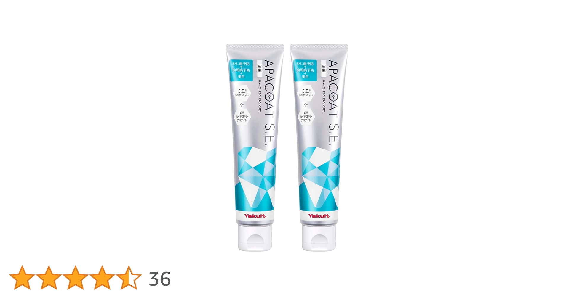 Amazon | ヤクルト 歯磨き粉 アパコート SE 120g 2個 セット