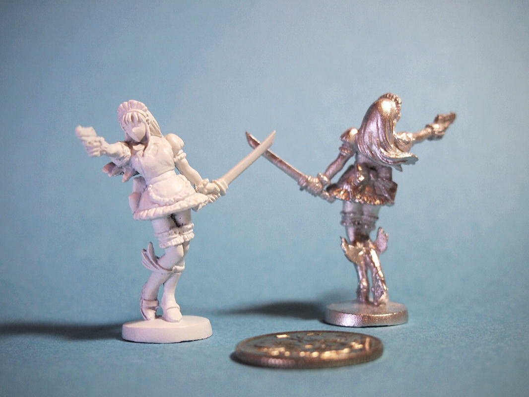 【ロマンチックウォリアー】メタルフィギュア Amazon.co.jp: オーロラモデル 「メイドウォリアー」メタル