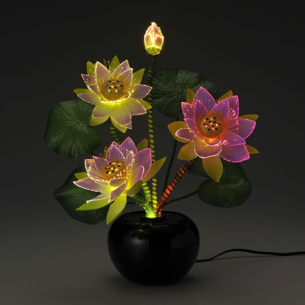 Amazon｜盆提灯・蓮華灯 グランドルミナス蓮の華 ハロゲン型LED 電気