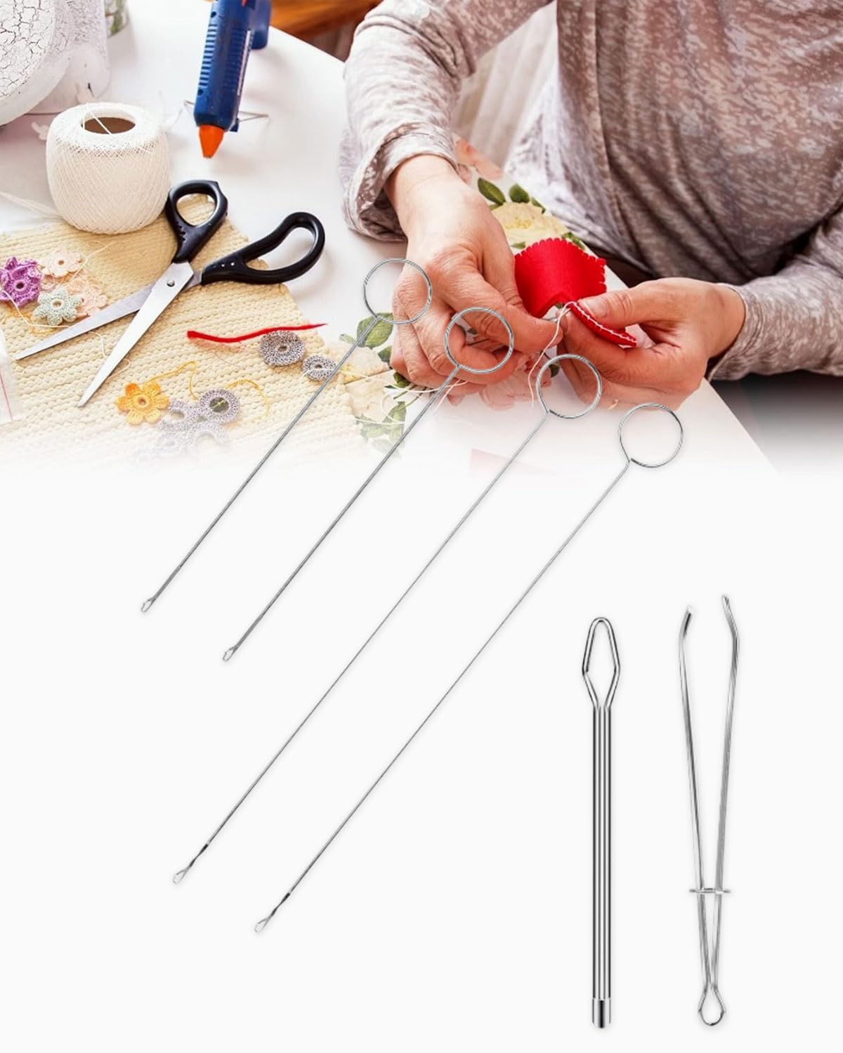 ZAMXHUG Kit De Boucle De Couture - Avec Crochet De Tourneur