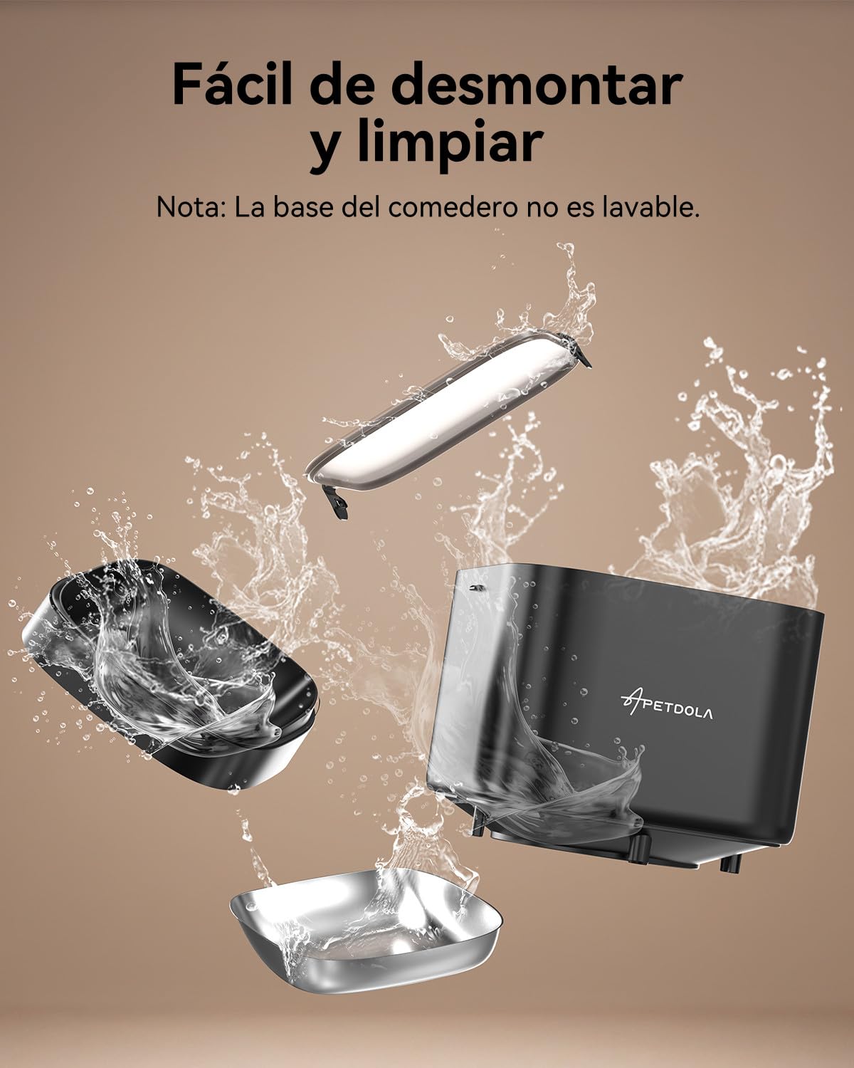 Alimentador automático para Gatos, 2.4G WiFi Comedero para Gatos con Control App, 4L Comedero Automático con Funcionamiento de Batería, 10s Grabación de Voz, 1-10 Comidas para Gato y Perro (Ferroso)