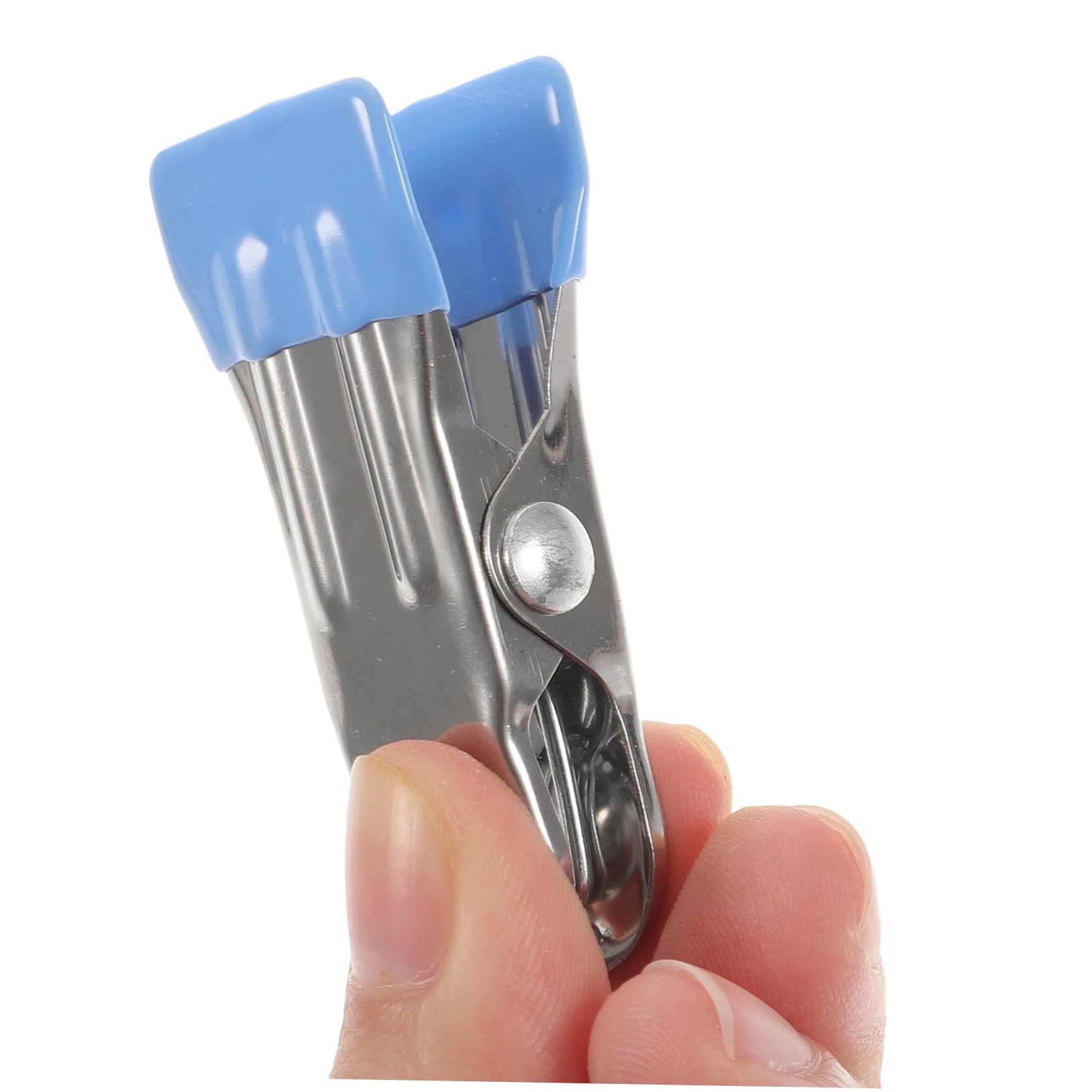 Mollette per stendere i panni 24 pezzi mollette da bucato in filo di acciaio inossidabile con clip senza cuciture, gancio in metallo