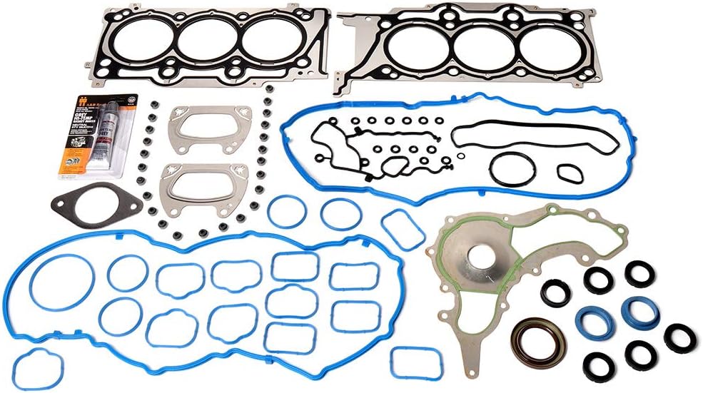 ECCPP Cylinder Head Gasket set Fits for Chrysler 200 3.6L,for Dodge Avenger 3.6L,for Jeep Grand Cherokee 3.6L,for Ram 1500 3.6L,for Volkswagen Routan 3.6L HS26541PT,HS54880