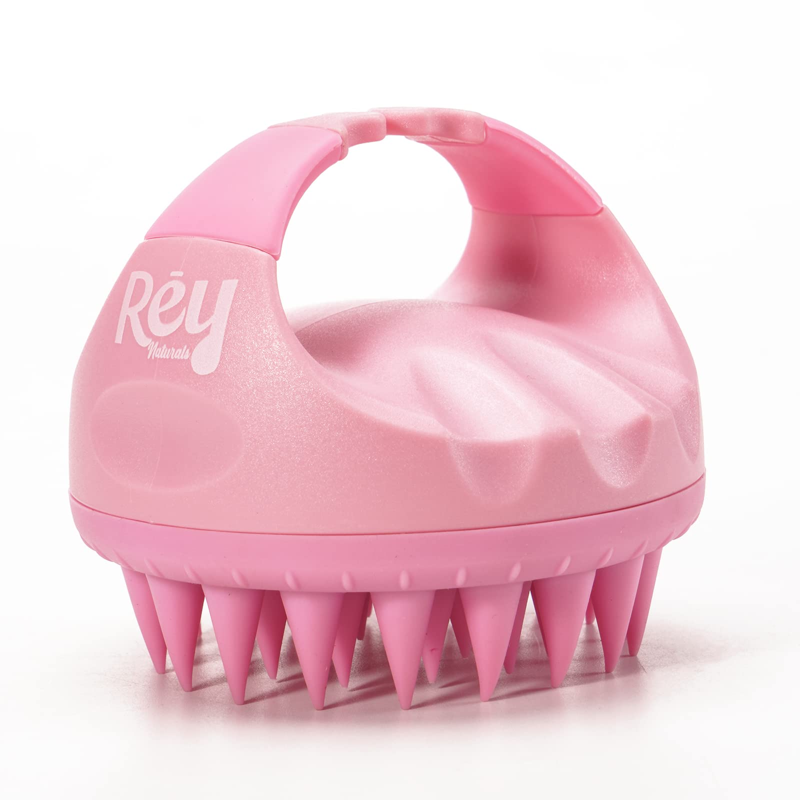 Rey Naturals Hair Scalp Massager Shampoo Brush - Hair Growth, Scalp Care, and Relaxation - Soft Bristles for Gentle Massage - Pink Color (Pink) (B0BBVTLWJQ) Amazon Price History, Amazon Price Tracker