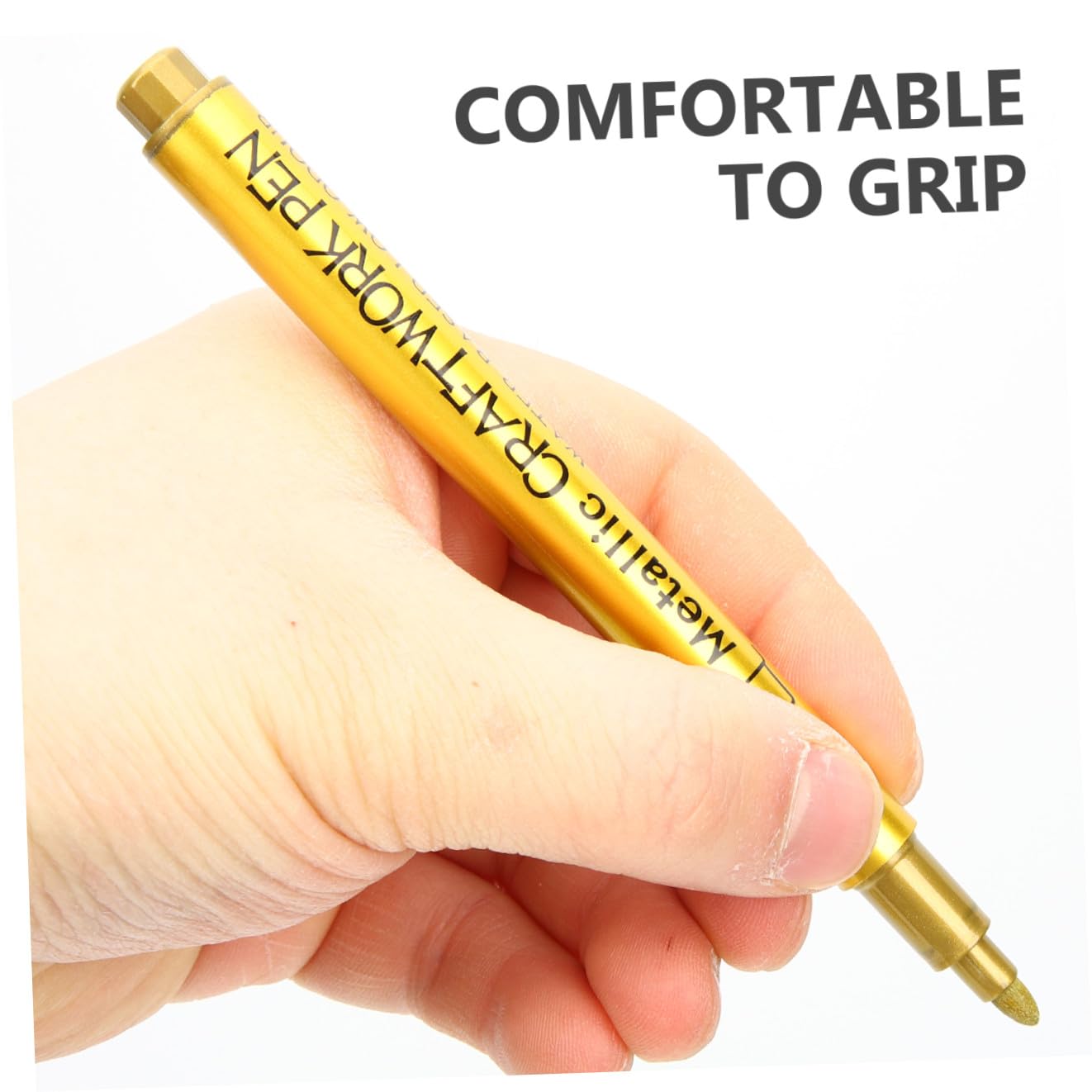 SEWACC 30pièces Marqueurs De Peinture Métallique Pour Textiles Et Stylo De Peinture à Huile Pour Artisanat Et Dessin Feutres Écrits