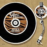 Michael Mullan – Analog Jungle Record Player Impression d'art Print (30,48 x 30,48 cm)