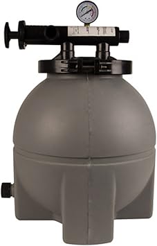 Rx Clear Patriot Sand Filter للمسابح فوق الأرض | 8 بوصة | سعة رمل 25 رطل | حتى 6000 جالون