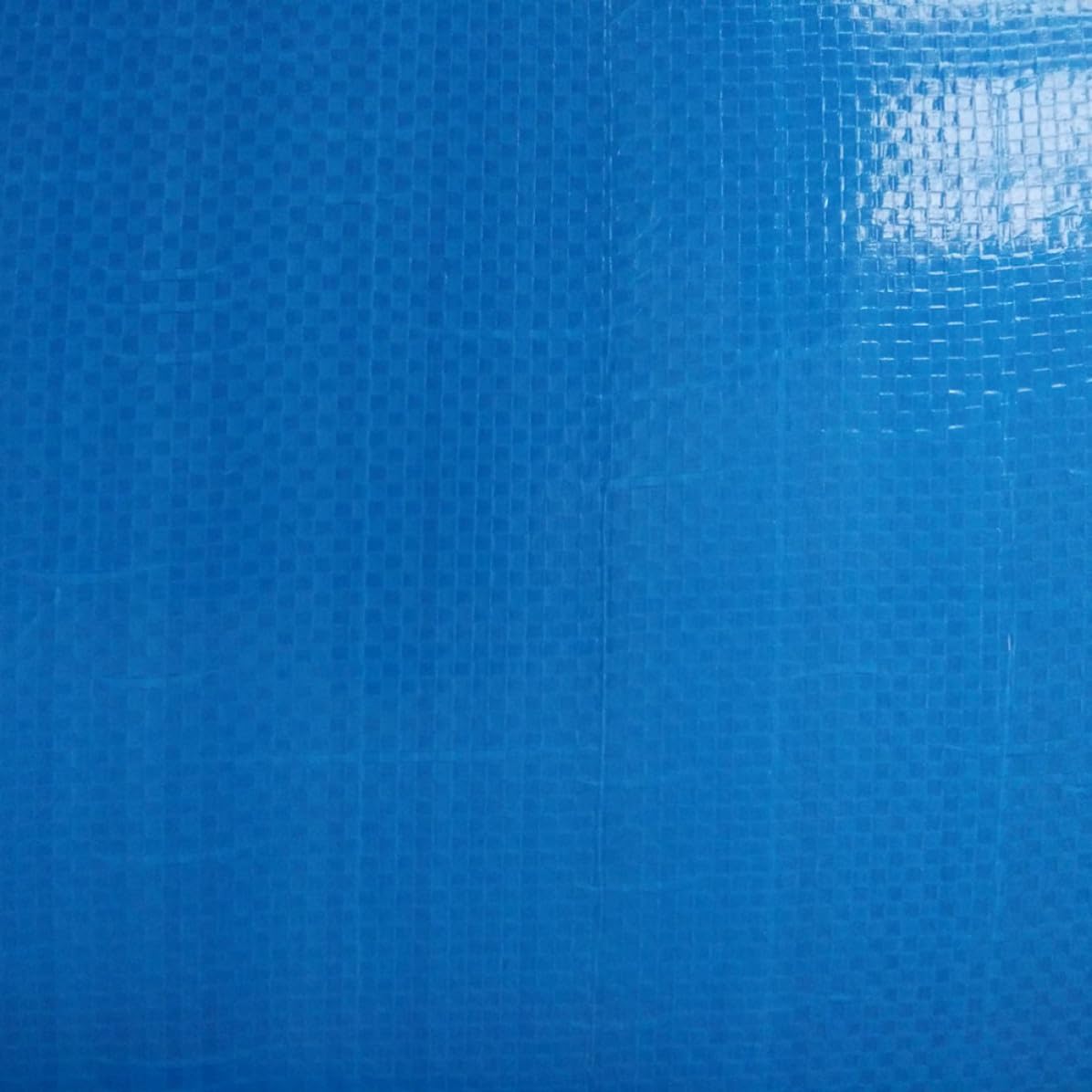 Cubierta para Piscina de PE Azul para Piscinas Inflables Estructura Almacenamiento Plegable para Protección contra Lluvia y Polvo