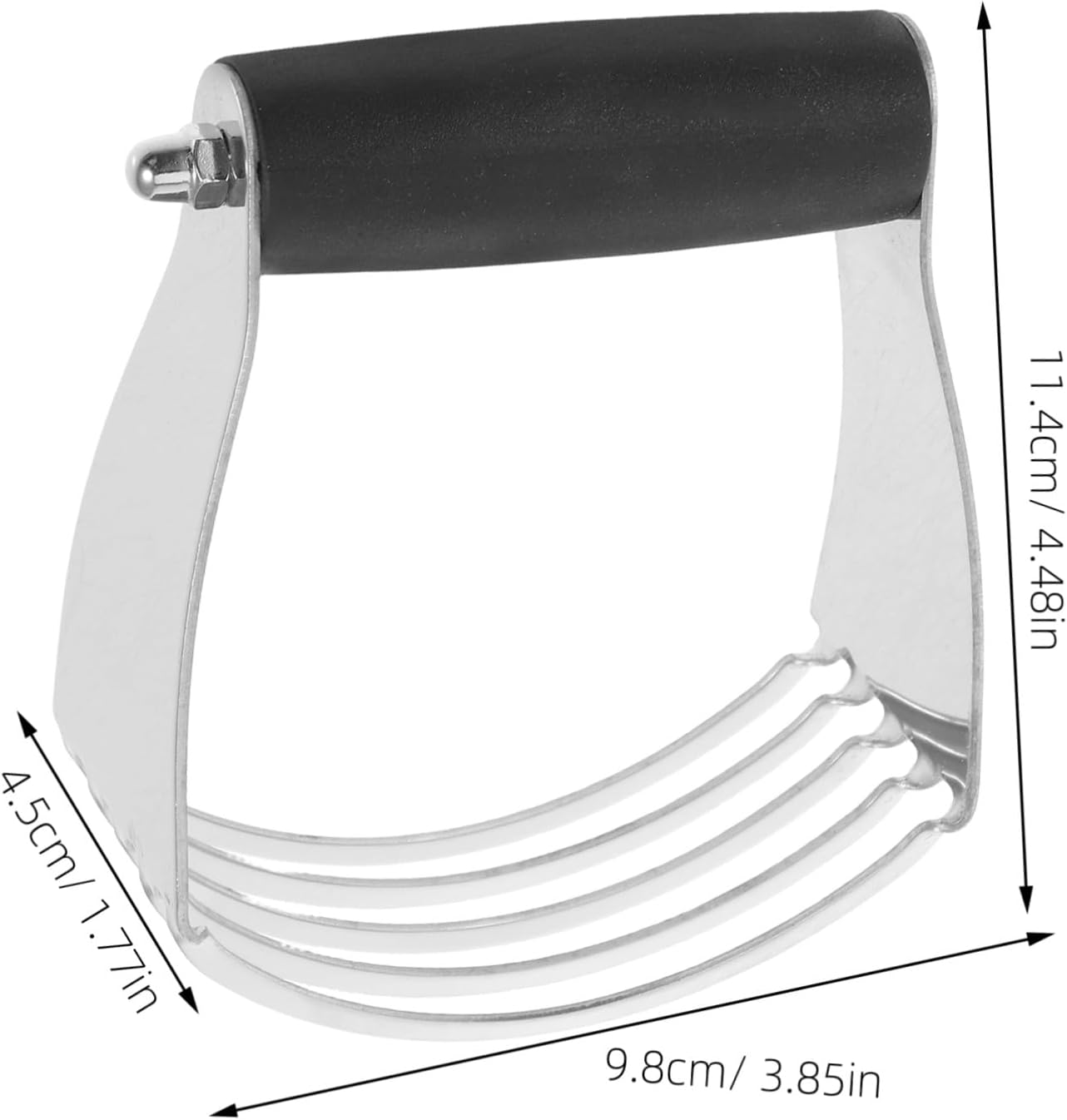 Pastry Cutter with Built in Scraper Dough Blender Stainless Steel