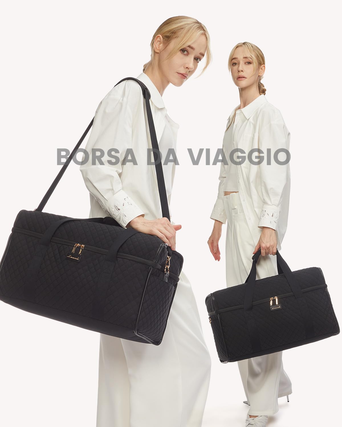LOVEVOOK Borsone da Viaggio Donna, Grande Apertura Borsa Parto Ospedale Mamma Borsa da Viaggio Borsone Palestra, Travel Bag Duffel Bag Borse a Mano Sac Piscine Calcio