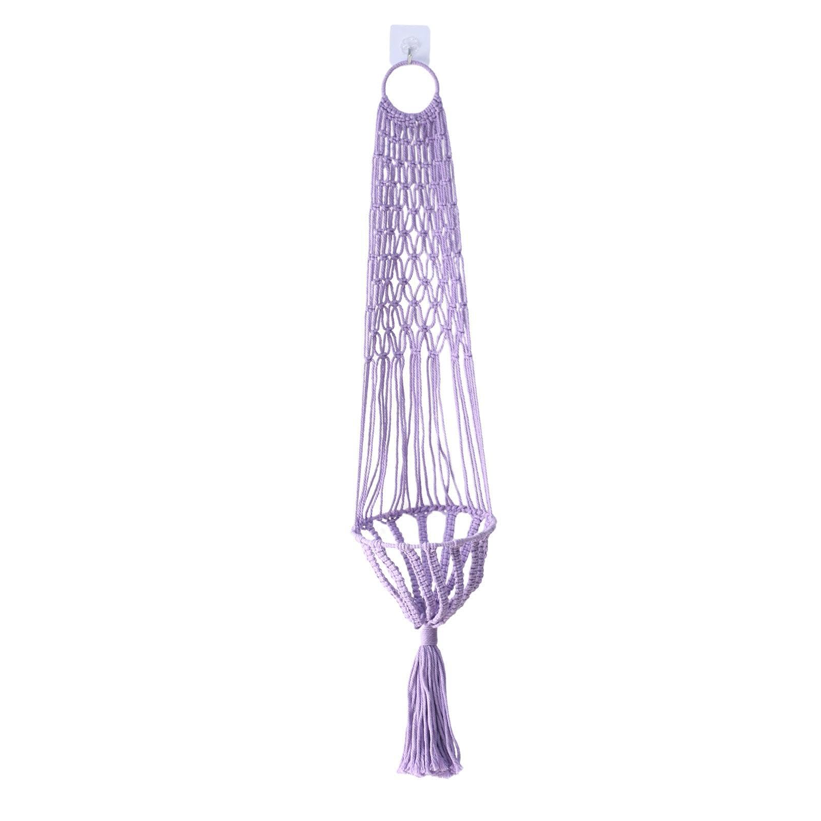 mophrati Boho Style Planters Basket Lace Woven Rope Hanging Plant Hanger