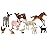 Schleich Farm World - 10 PC Farm Animal Playset with Cow, Donkey, Chicken, Pig, Bunny, Horse Toys and More -Realistic Barnyard Figurines - Fun Educational Figures For Kids and Toddlers Ages 3+ - 77585