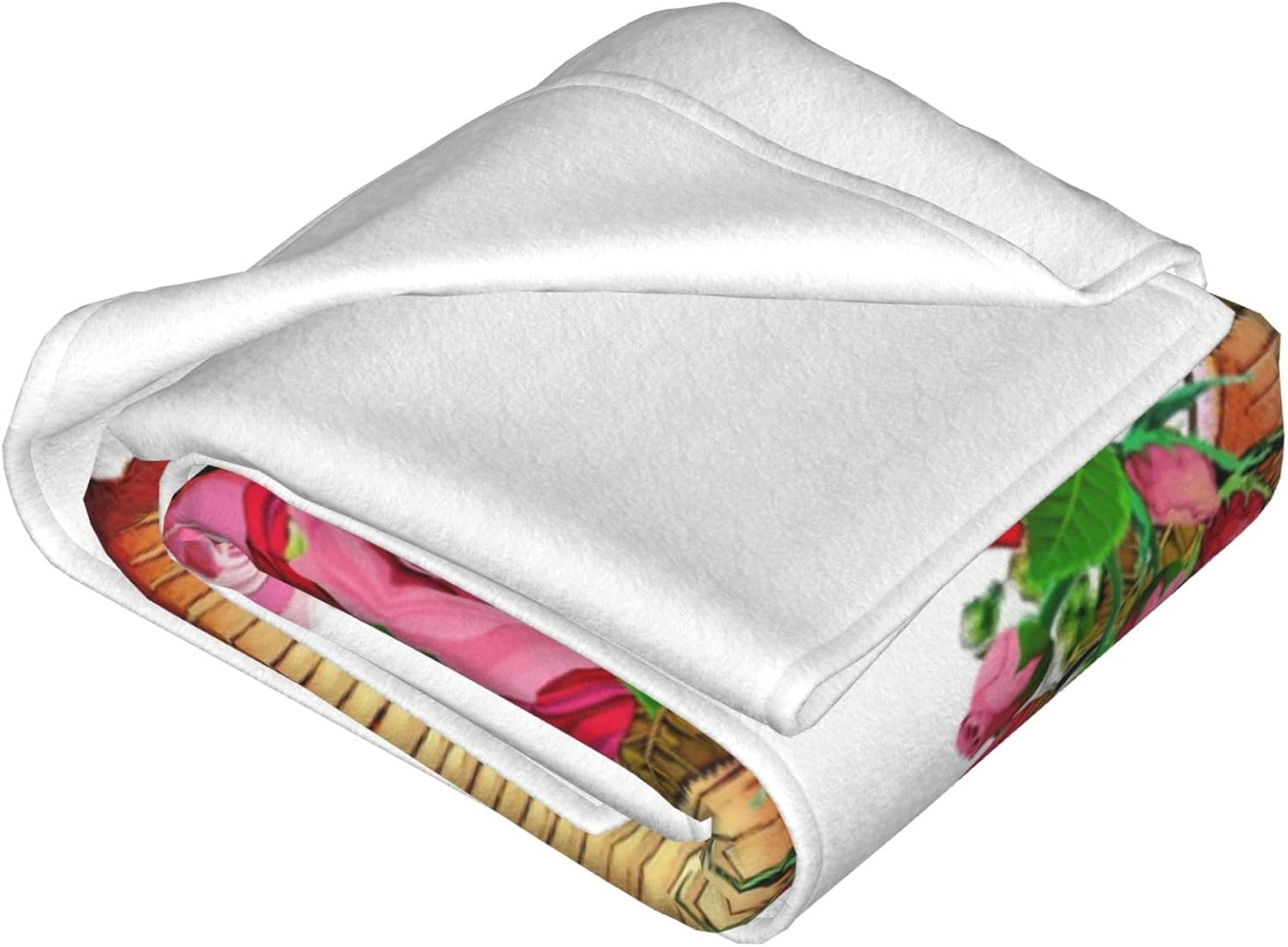 Virgin Mary Blanket,Flannel Our Lady of Guadalupe Themed Blanket Soft Nap Throw Blanket Adults Gifts for Bed Couch Sofa Fiesta Home Decor (Virgin Mary-White, 40''*30'')