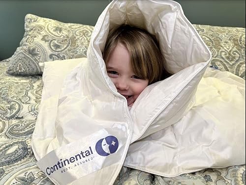 Miniatura 2 de Continental Bedding Edredón para niños pequeños, relleno de edredón de microfibra, manta de dormir con funda de algodón, se adapta a una cuna