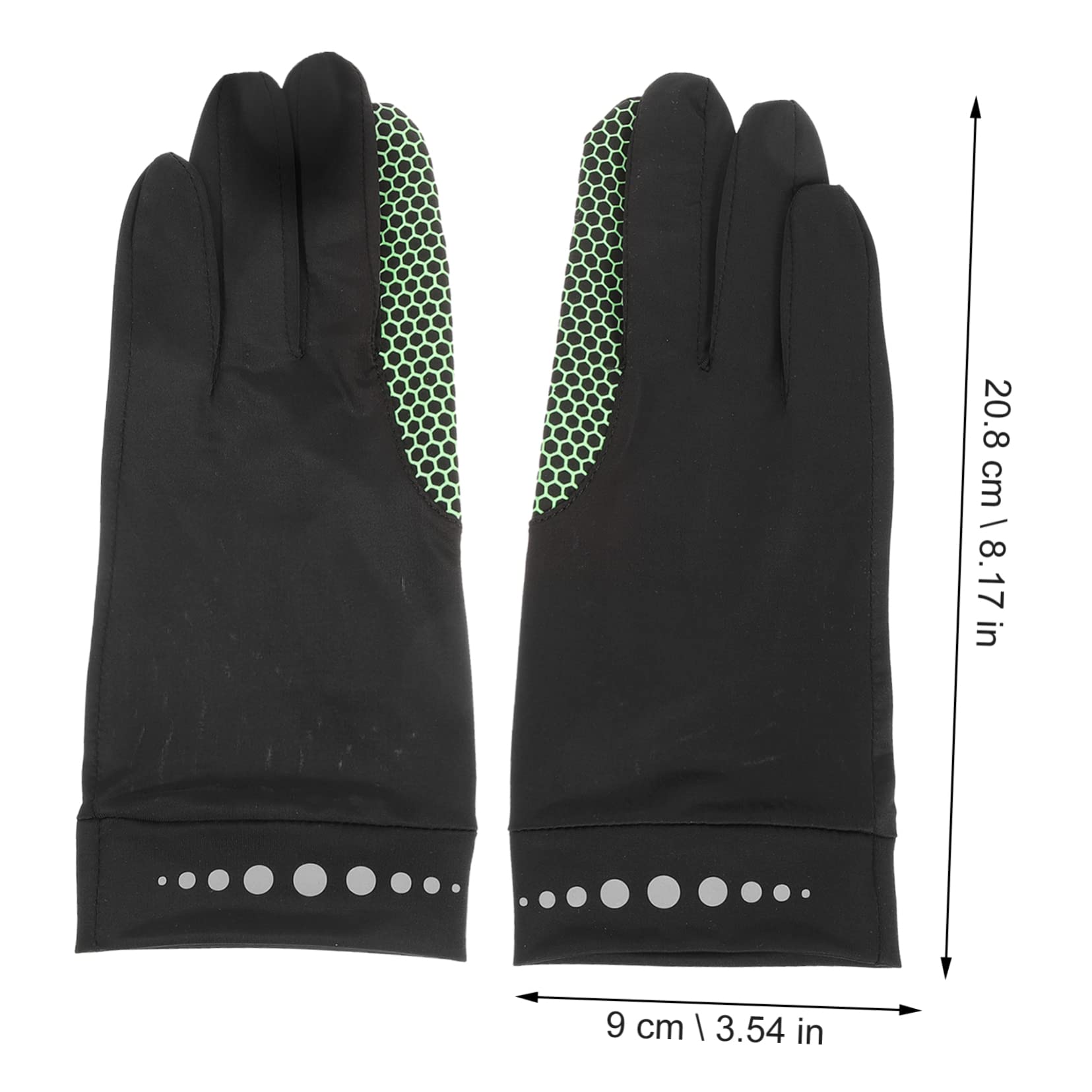 HANABASS Elastic Screen Sunscreen Gloves Women's Fitness Gloves Outdoor Cycling Riding Fishing Anti-Slip and Comfortable Black