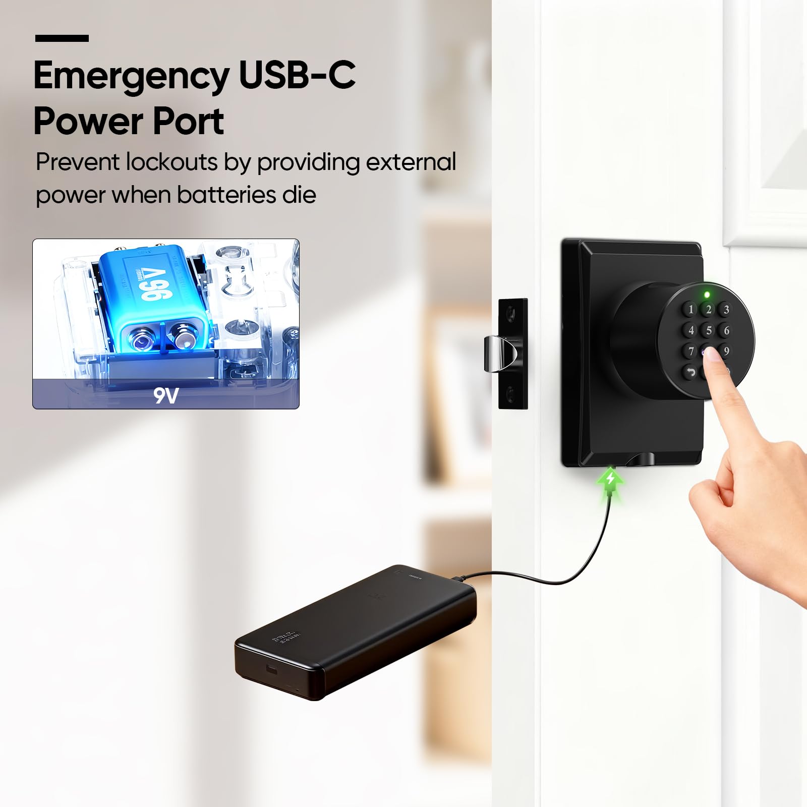 Smart Keyless Door Lock - Keypad Entry -5 Smart Keyless Door Lock - Keypad Entry -5