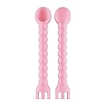 Ryan & Rose Cutie Tensils Baby Spoon and Fork [2 Pack] (Captain)
