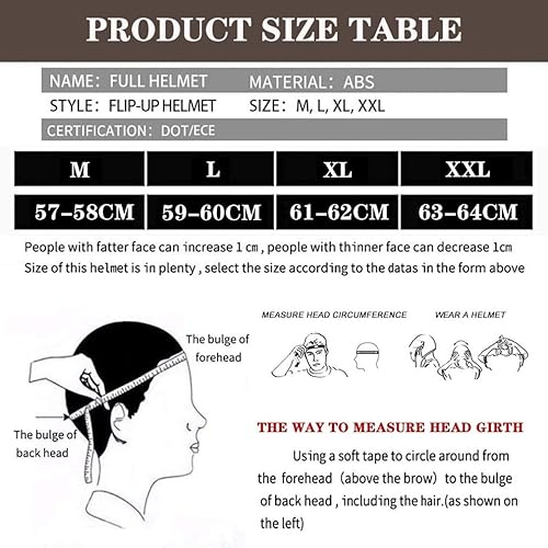 Miniatura 5 de Casco modular de motocicleta Bluetooth aprobado por DOT antivaho, doble visera, casco de motocicleta abatible de cara completa, micrófono con