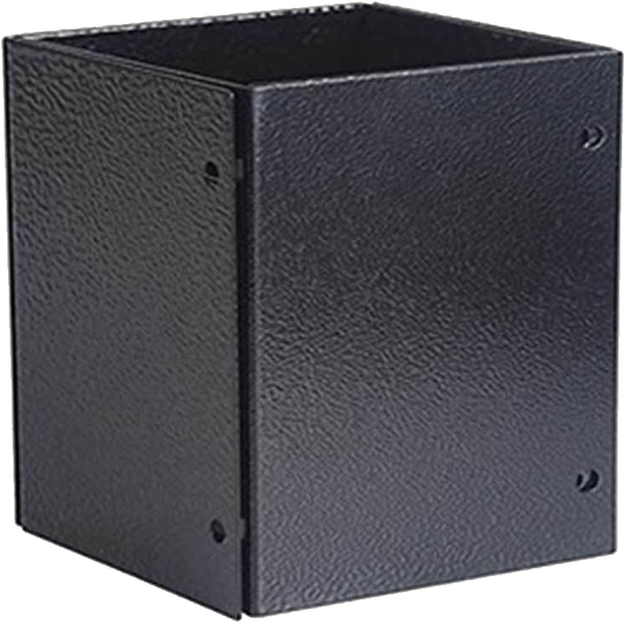 Stainless Steel Mailbox Post Enclosure | Adjustable Base Guard for Fences/Deck Railings | 3.3-6 Inch Fit | Weather & Lawn Mower Damage Protection | 16 Screws + Drill Bit