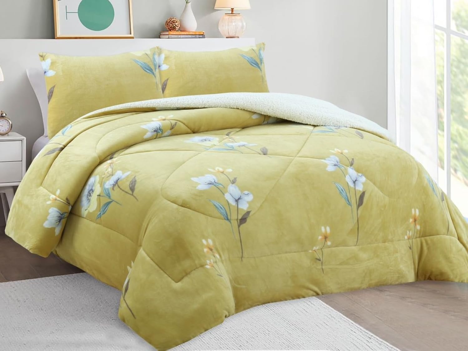 Manta Gorda HaraDeco Manta Para Cama Matrimonio 135/140/150 Con