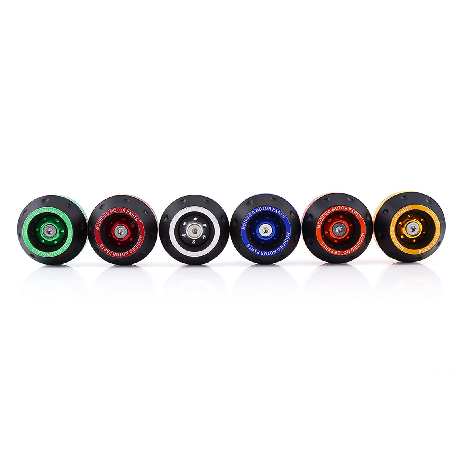 Curseurs de cadre de roue de fourche avant, protection contre les chocs de moto, protection contre les chutes de moto, scooter, cyclomoteur électrique, accessoires de course de véhicule(orange)