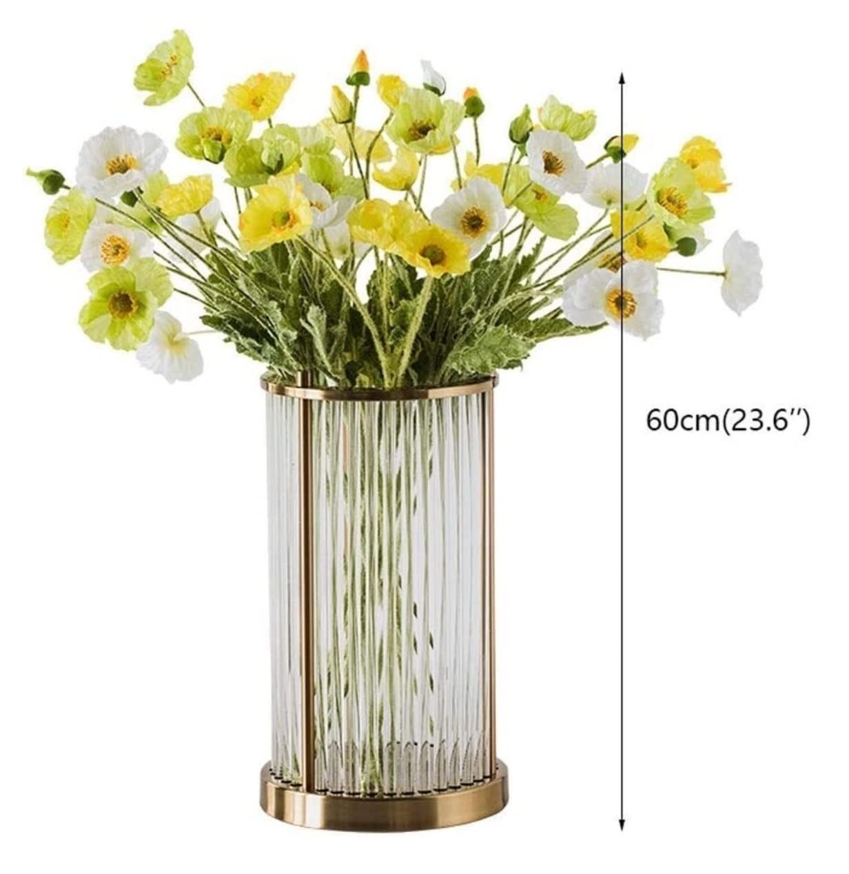 Künstliche Blumen Wunderschöner Künstlicher Blumen-Brauthochzeits-Blumenstrauß Home Office Party Vase Set Dekoration Künstliche Blumen wie Echt (Color : A, Size : 7 3/8)