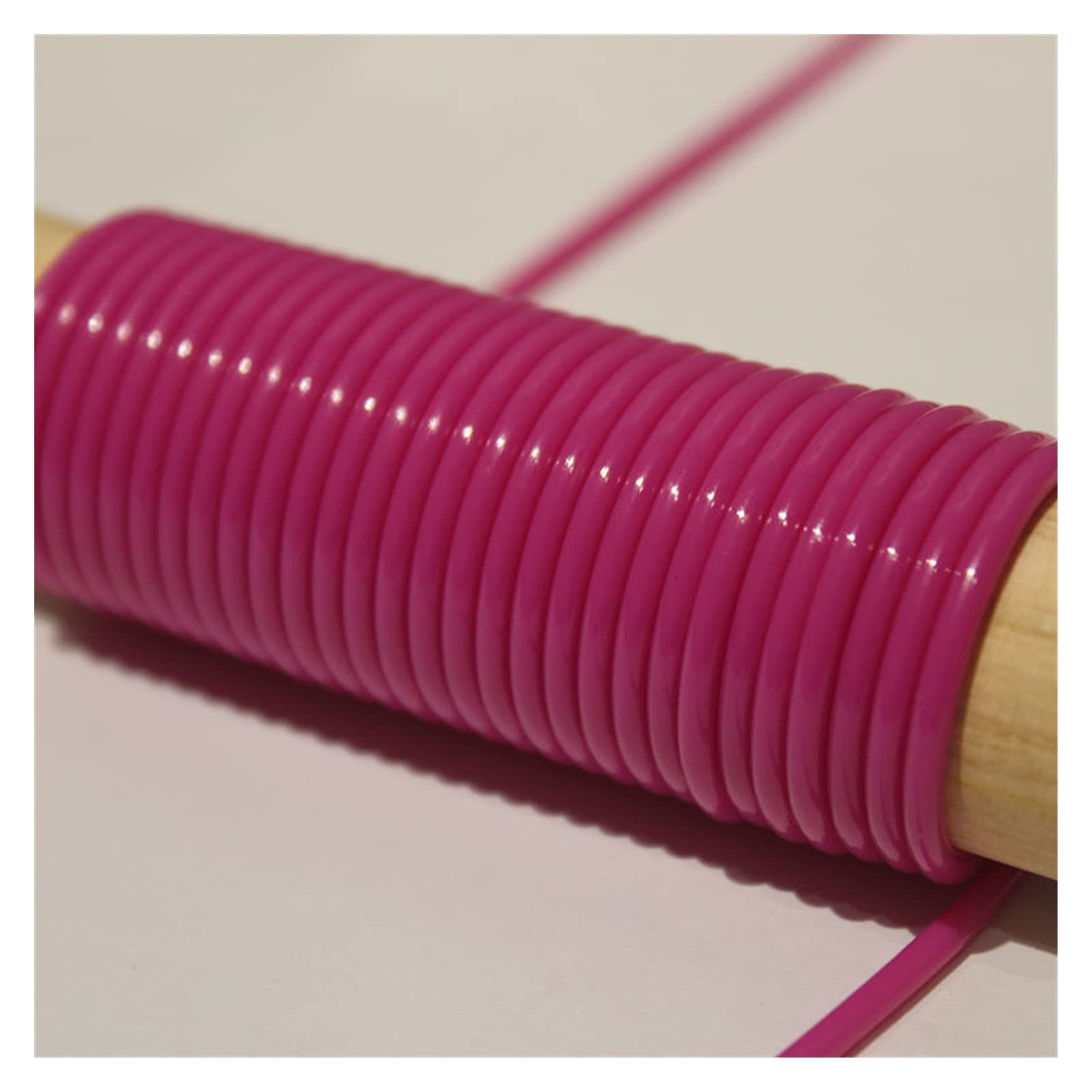 Yebio L 80Mx2.5mm Gradient Flat Synthetic Wicker Rattan,500G Plastic Wicker Repair Material/L/5Mm