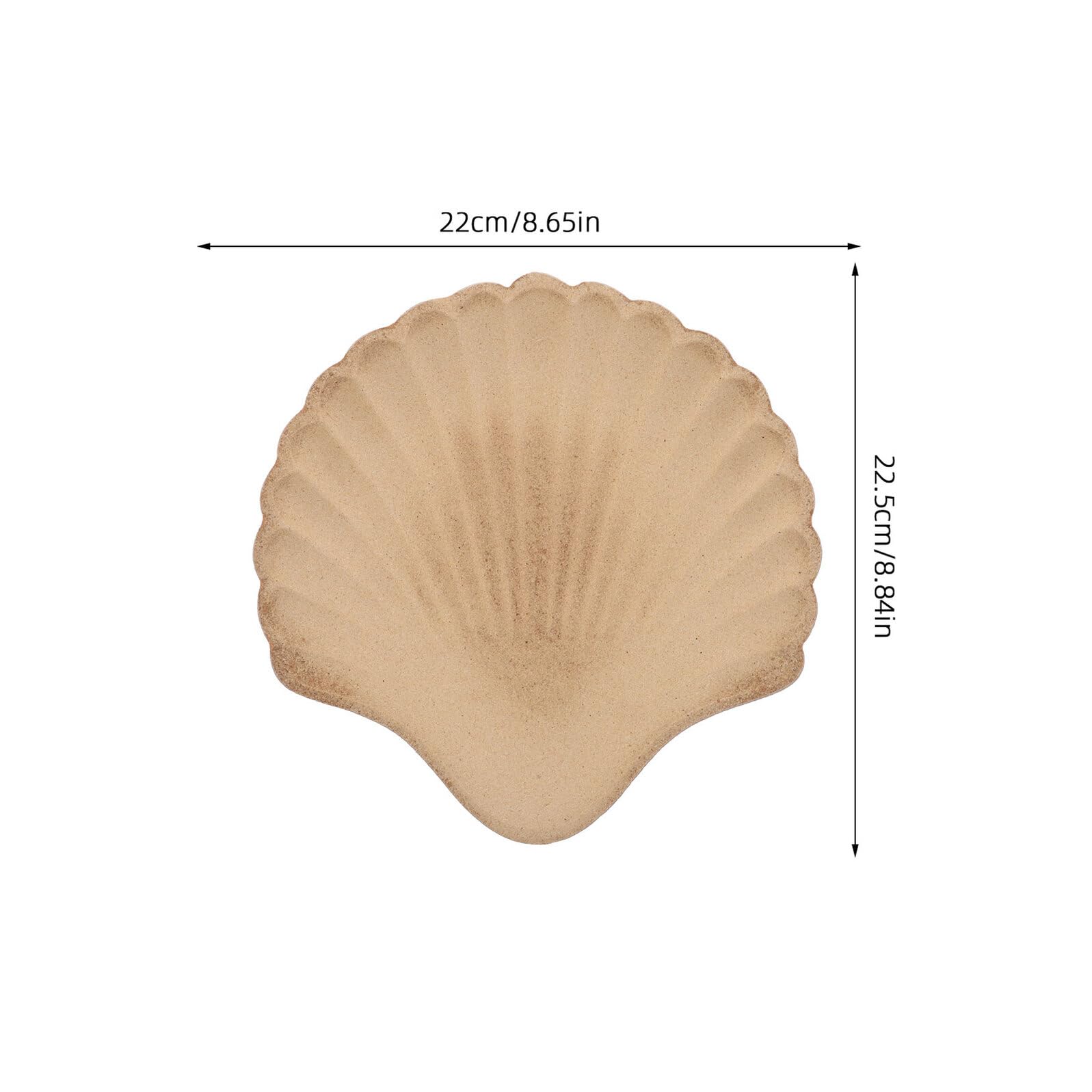 Schmucktablett in Muschelform für Accessoires